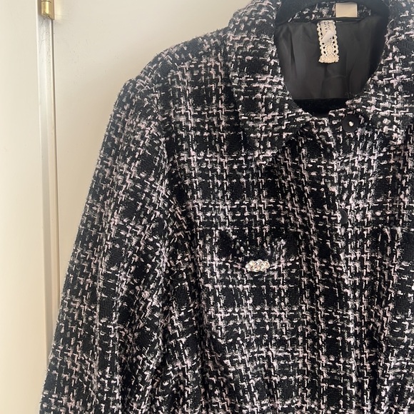 Sparkle Tweed Coat - Picture 2 of 4